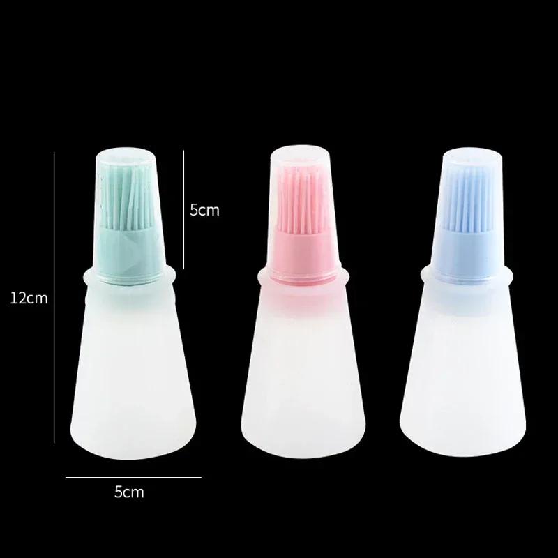 Silikonový olejíček se štětcem Kořenící omáčka Štětec s vodním kamenem Láhev Grilovací potřeby Kuchyňské potřeby Grilování Nástroje na smažení