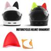 Cute 3D Cat Ears Helmet Decoration Universal Motorcycle Electric Car Helmet Styling Stickers Cycling Helmet Decor Accessories
