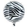 1 Pcs - 18-inch 4D Balloon - 18-inch Tropical Jungle Wildlife Balloon - Tiger, Leopard, Zebra Patterned Round Balloon Balloon