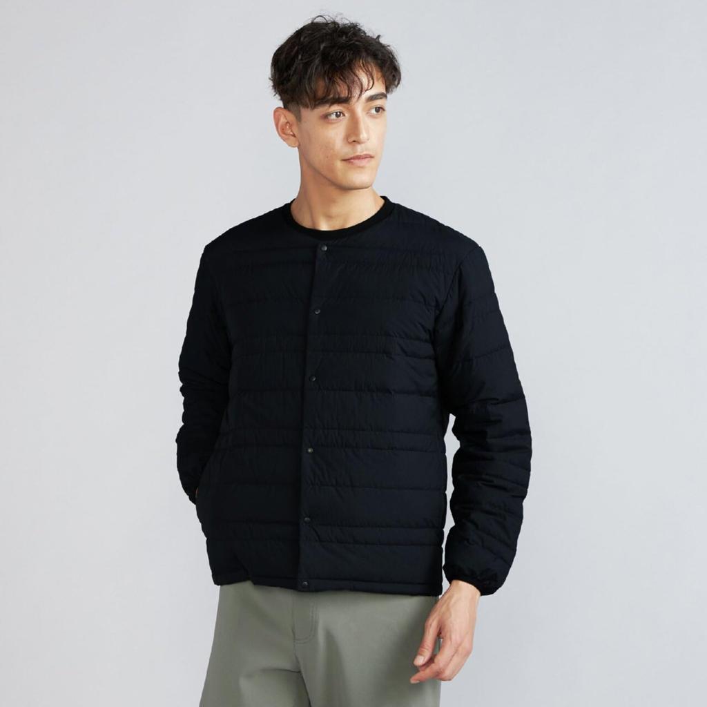 Mizuno Compact Breath Thermo Down Cold Weather Black Men's Jacket, Heat-Generating Material, Protection, Winter,