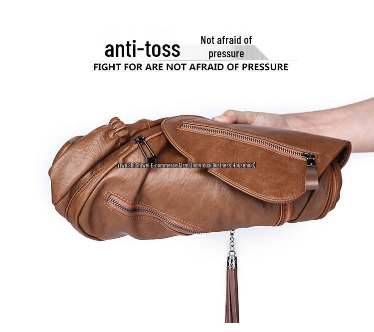 Women's 2025 Trend Korean Style Versatile Fashion Soft Leather Backpack, Large Capacity Schoolbag