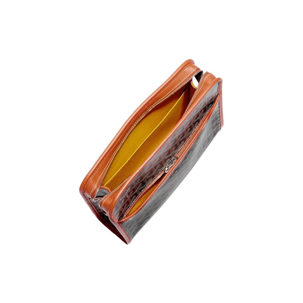 Goyard Jouvence Y Monogram Canvas And Leather Travel Organizer Pouch Unisex pouch Brown JOUVENMMLTY-01CL03P