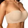 Women S Strapless Non Wired Push Up Seamless Bra