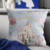 RRilakkuma Cartoon Anime Pillow Covers Cartoon Sofa Decorative Home Doublesided Printing Short Plush Cute Cushion Cover