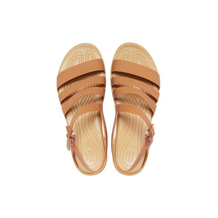 Crocs Trolley Vacation Style One-Strap Sandals Women Sandals Brown 206107-277