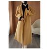 Women's Plus Size Long Wool Coat - Trendy Knee-Length Outerwear for Autumn/Winter 2025