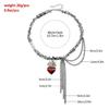 Fashion Gothic Bead Necklace with Unique Heart Shaped Irregular Pattern for Portable and Stylish Appeal