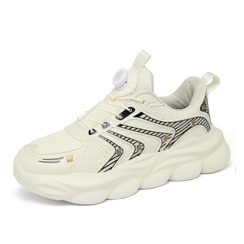 Men's shoes 2025 spring casual versatile retro ins tide platform dad shoes men's and women's couples sports running shoes