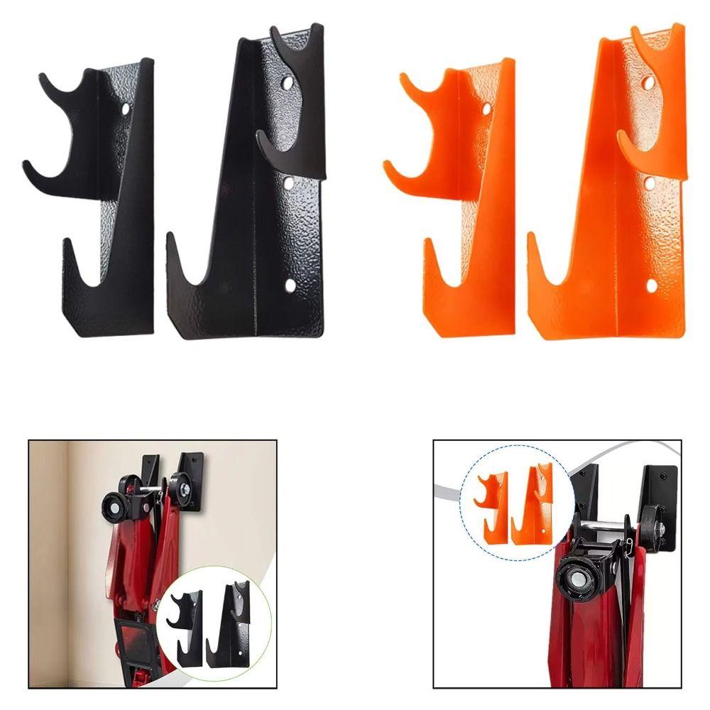 2pcs Double Hook Design Jack Storage Rack Universal Bracket Hydraulic Jack Stand  Car Truck
