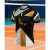 Casual Versatile Plus-Size Activewear T-Shirt 2026 Badminton Basketball Soccer Breathable Short Sleeve Jersey