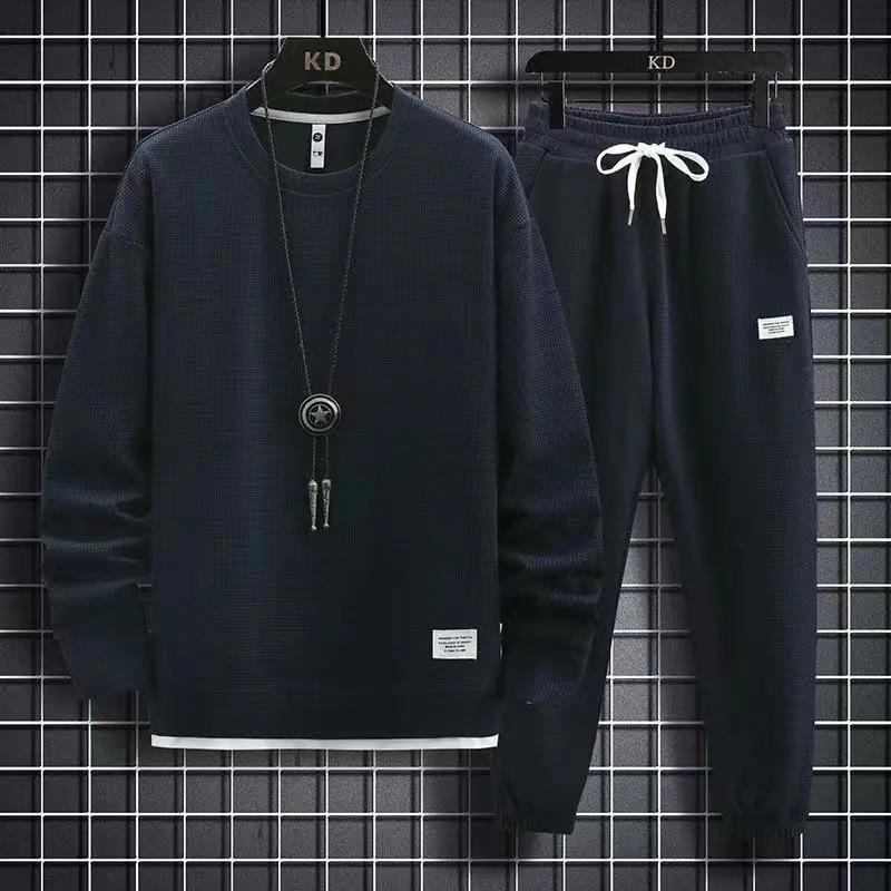 

Мужской модный повседневный спортивный свитер - модный наряд на весну/осень 4XL