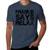 Frankie Says Relax Distressed T-Shirt Utility Lässiges Arbeits-T-Shirt