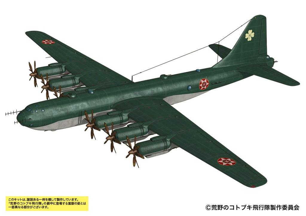 The Magnificent Kotobuki Squadron Fuji Ikesuka Aircraft Specification Scale Plastic Model Plex/Platz 1/144 KHK144-8