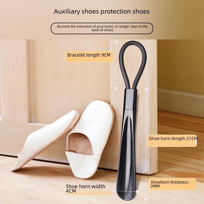 Long High-Grade Plastic Shoe Horn for Easy Use - Ideal for the Elderly