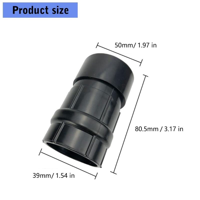 2Pcs Plastic Vacuum Hose Connector Reducer Attachments High Performances Hose Fittings Improving Cleaning Power