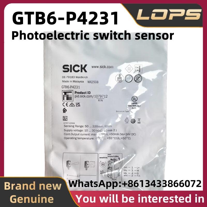 GTB6-P4211 P4212 N4211 N4212 P4231 GTE6-N4211 N4212 P4211 P4212 P4231 N4112 P4112 Genuine SICK photoelectric switch sensor