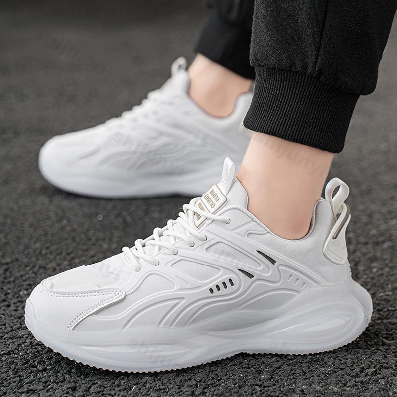 Fashion Men's Fashion Trend Casual Shoes 2025 Spring New Comfortable Outdoor Sports Shoes Thick Soled Non slip Lace-up Chunky sneakers