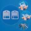 40 Stück Acryl DIY Stickgarn-Organizer Transparentes Stickaufbewahrungsgestell Klare Aufwickelbretter Garnspulen