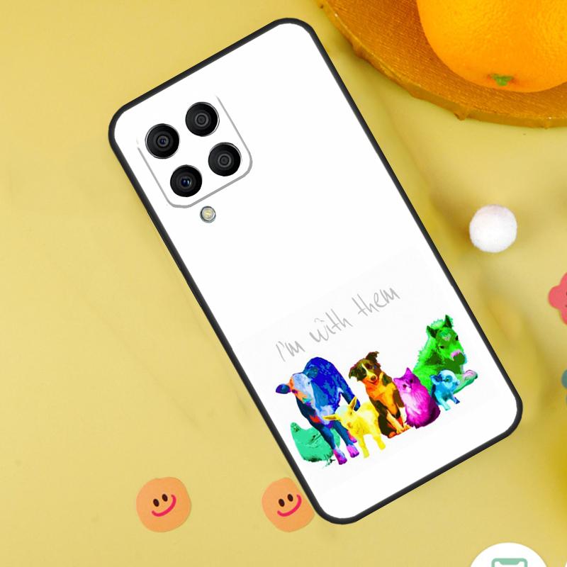 LOVE VEGGIE Vegetarian Quotes VEGAN For Samsung Galaxy M20 M30s M31 M51 M15 M55 M13 M23 M33 M53 M12 M32 M52 M14 M34 M54 Case