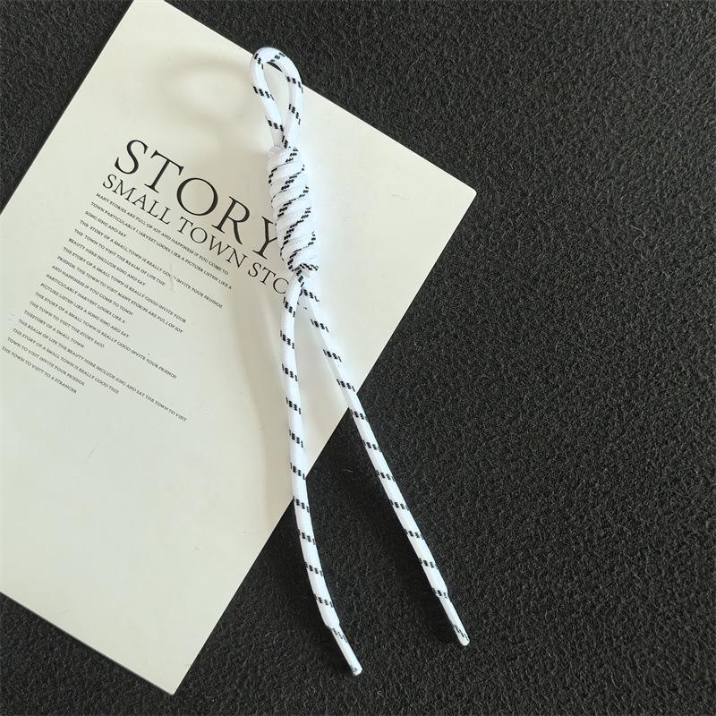 Colorful Trendy Miu Style Polyester/Nylon Braided Rope Pendant with Knotting for Bags
