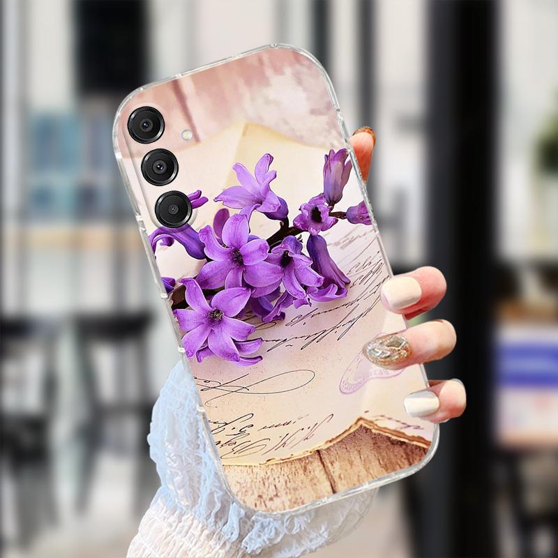 For Samsung S23 S24 FE Case S25 Edge Slim Transparent TPU Soft Phone Cover On Galaxy S22 Plus S23+ S24+ S25+ Clear Protector