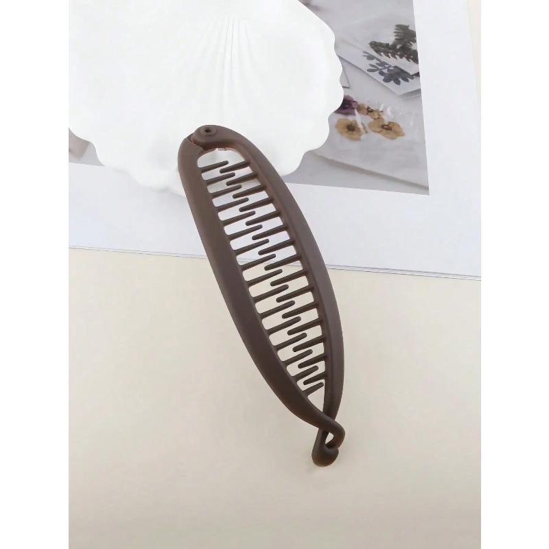 

Большой Объем Волос Янтарный Зажим-Банан Зажим для Хвоста Французский Элегантный Зажим для Волос с Высоким Затылком Зажим-Твист Size fits all