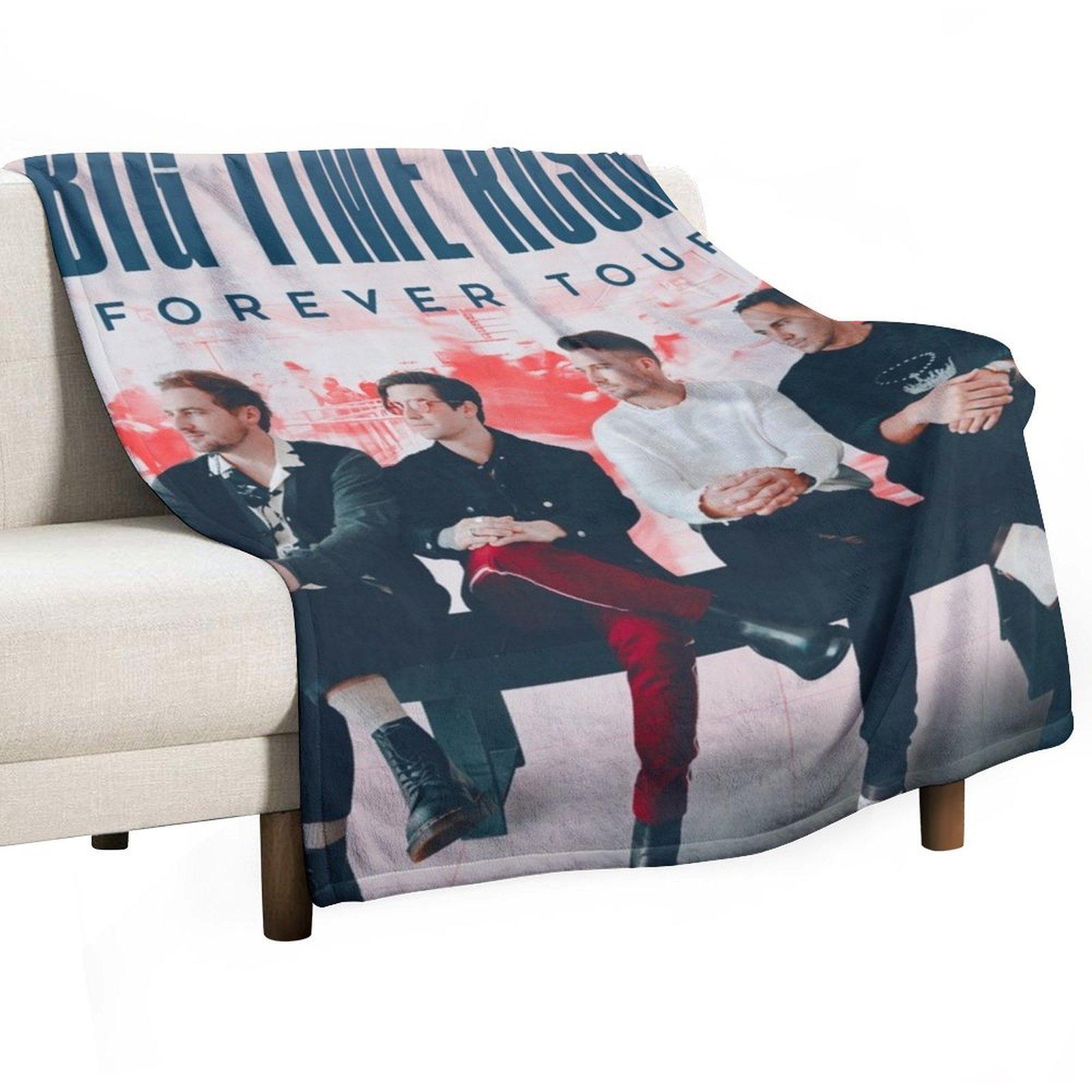 big time big time rush btr Throw Blanket Summer Beddings Extra Large Throw Soft Beds Softest Blankets 30x40in