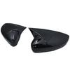 2Pcs For Volkswagen VW Polo MK5 6R 6C 2009-2017 ABS Side Rearview Wing Mirror Cover Caps Shell Trim OX Horn Style Exterior