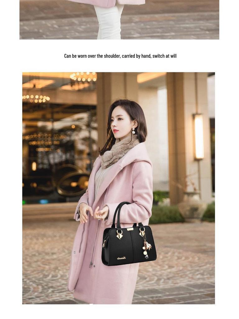 Chic European & American Style Women's Shoulder Handbag - Elegant & Versatile for All Occasions