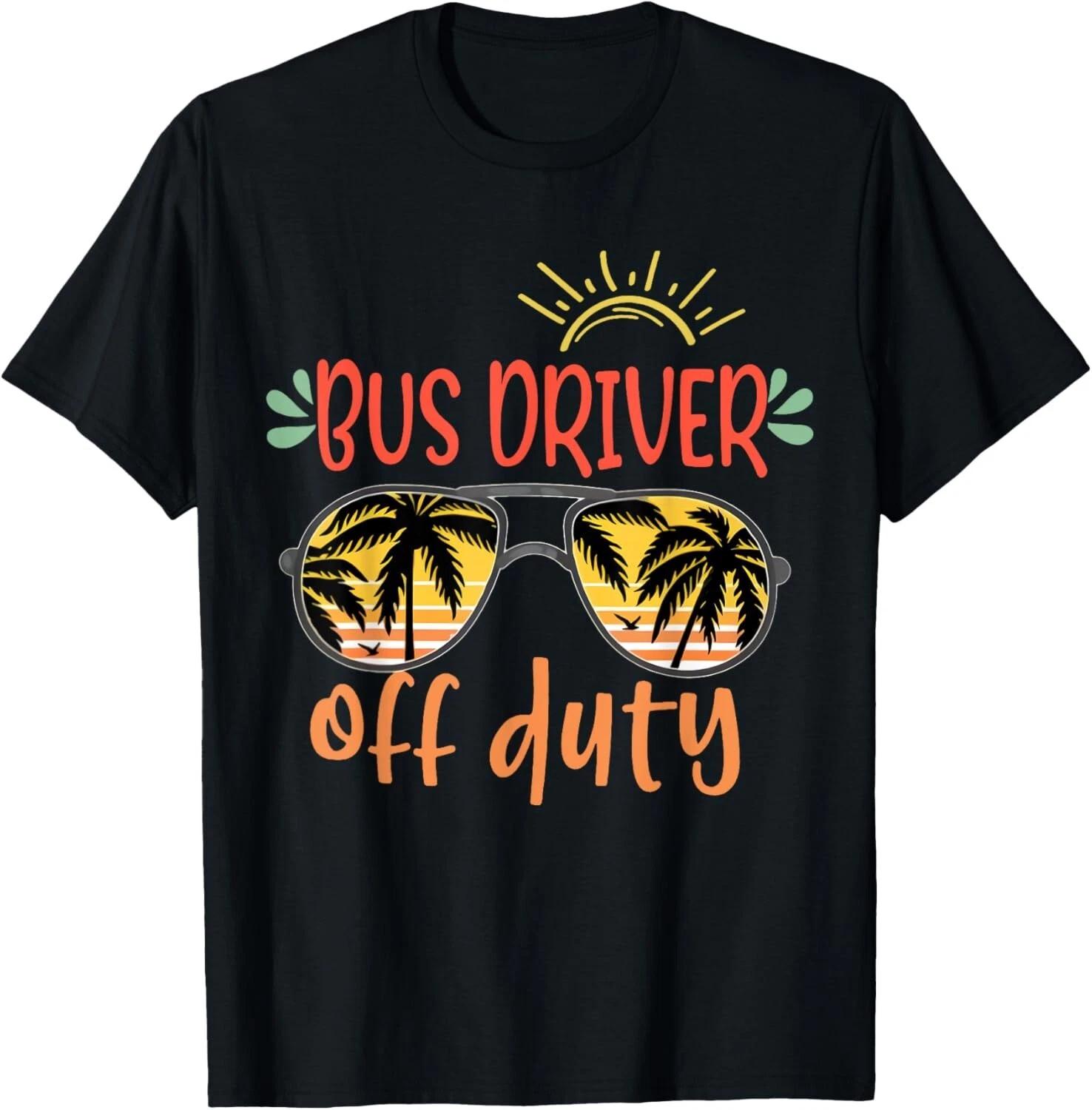 

Off Duty Yellow School Bus Driver Beach Summer Trip Gift Unisex T-Shirt 2XL