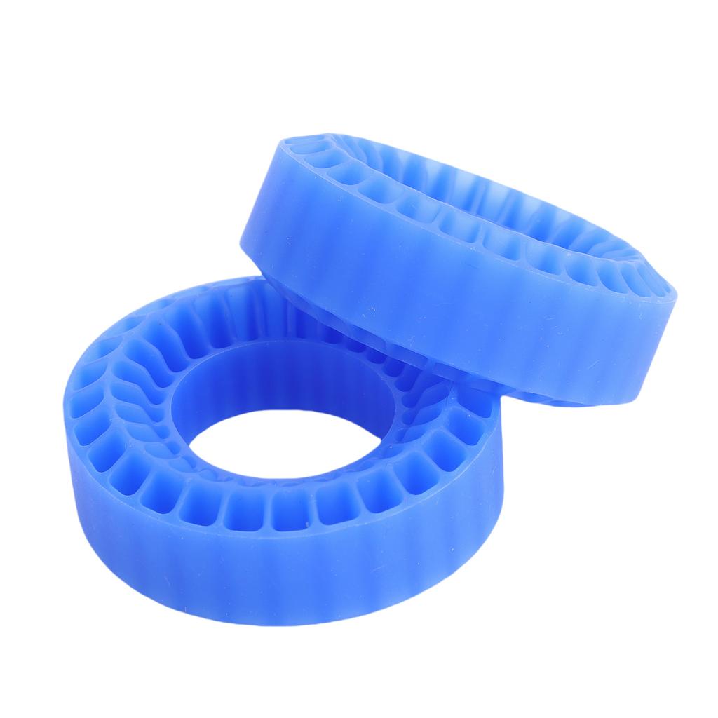 2pcs Water Proof Silicone Tire Inserts for 1.0in Tires RC Tire Inserts Dual Layer Hollow Structure 55x20mm