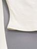 Chic Retro Off-Shoulder Fur Splice Long-Sleeve Top for Women