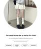 Women's 2025 A-line White Mini Pleated Skirt - Slimming Woolen JK Style for Autumn/Winter