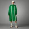 adidas Originály 70. léta Color Block Dlouhá bunda s kapucí Dámská bunda Zelená IK7856