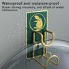 Toilet non perforated washbasin storage hook storage rack, scratch free hot stamping washbasin rack hook