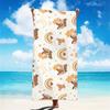 Cute Animal Beach Towel Cartoon Bath Towels Absorbent Quick-Drying Soft Yoga Swimming Outdoor Pool Towel Birthday Gift For Kids