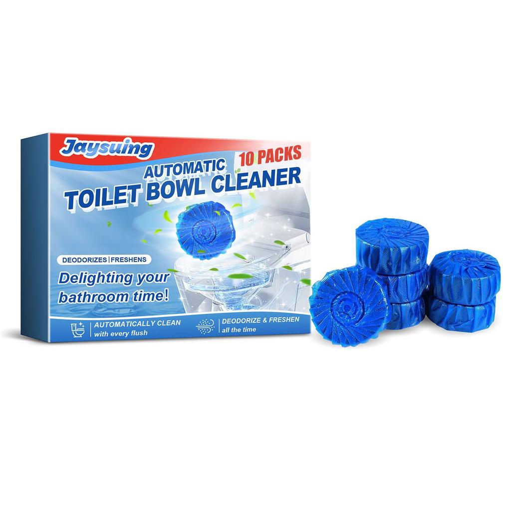 Toilet Cleaning Tablets Powerful Stain and Odor Remover Long-lasting Freshness Household Effective Automatic Toilet Bowl Cleaner