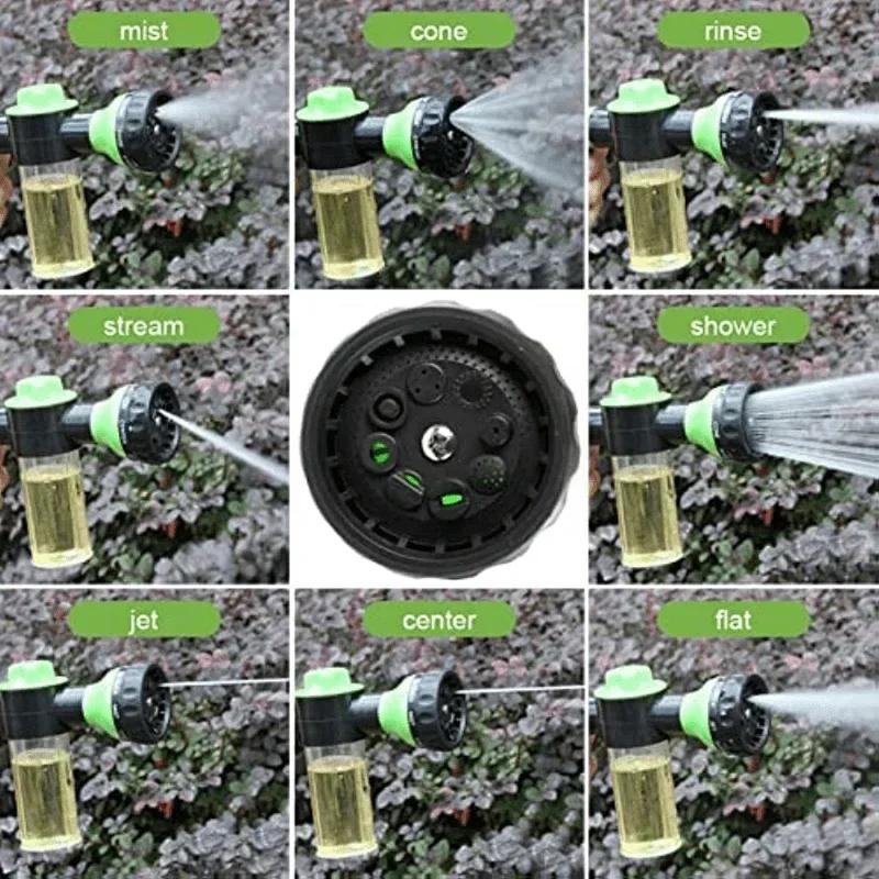 Portable Auto Foam Lance - High Pressure 3-Grade Nozzle Jet Washer for Car & Garden Cleaning