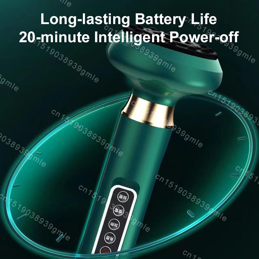 Elektrisk Vakuum Koppemassasje Gua Sha Terapi Apparat Helse Skraping Anti Cellulitt Apparat Meridian Terapi Fettforbrenning