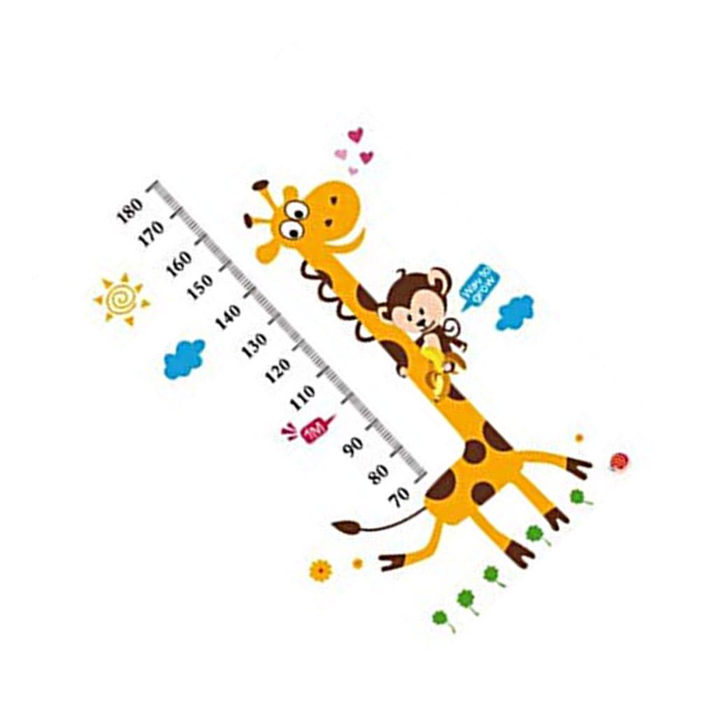 Removable Cartoon Giraffe Wallpaper Self Mural Decal