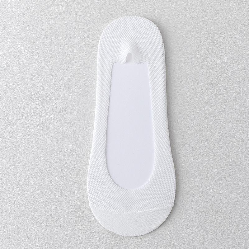 Women's Non-Slip No-Show Boat Socks with Cotton Mesh for High Heels – Summer & Spring