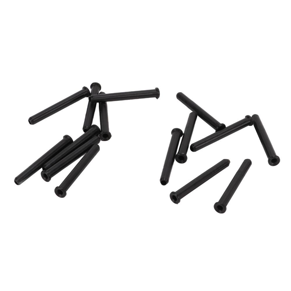 15PCS Black Tennis Racket Wire Protection Tube Tennis Racket Grommets Parts Tennis Racket Repair