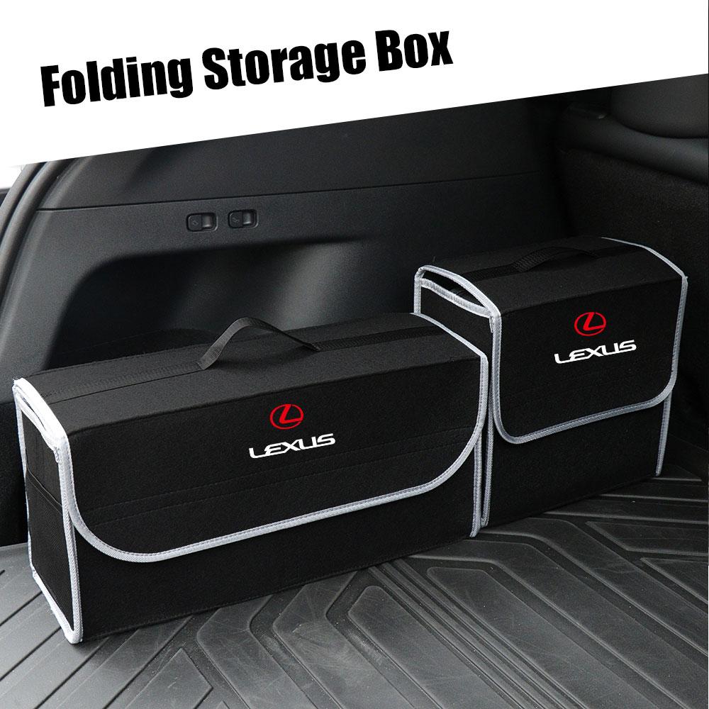 Car Large Capacity Trunk Storage Box Tool Organiser Bag Accessories For Lexus LS LC IS350 ES300h ES300 IS250 IS220d NX350h GS350