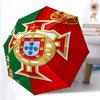 Portuguese Heritage Royal Symbols Folding umbrella durable Suitable for all seasons Three folds light Umbrella