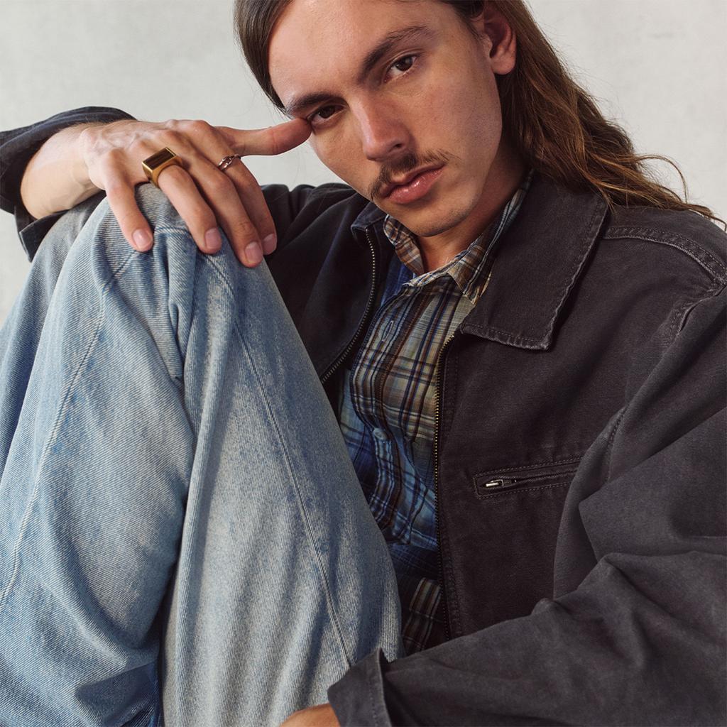 Levis Basic Minimalist Dar Kesim Commuter Günlük Ceket Unisex ceketler 005BL-0001