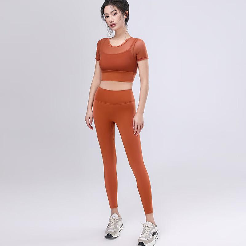 

Junbie Fixed Cup Short-Sleeved Yoga Set S