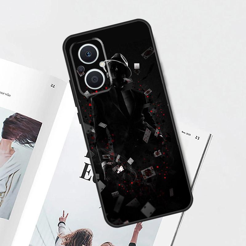 Dices Poker Casino Case For OPPO Find X9 X8 X6 Pro OPPO Reno 7 8 Lite 10 11 12 13 14 Pro 11F 12F 13F 14F Cover