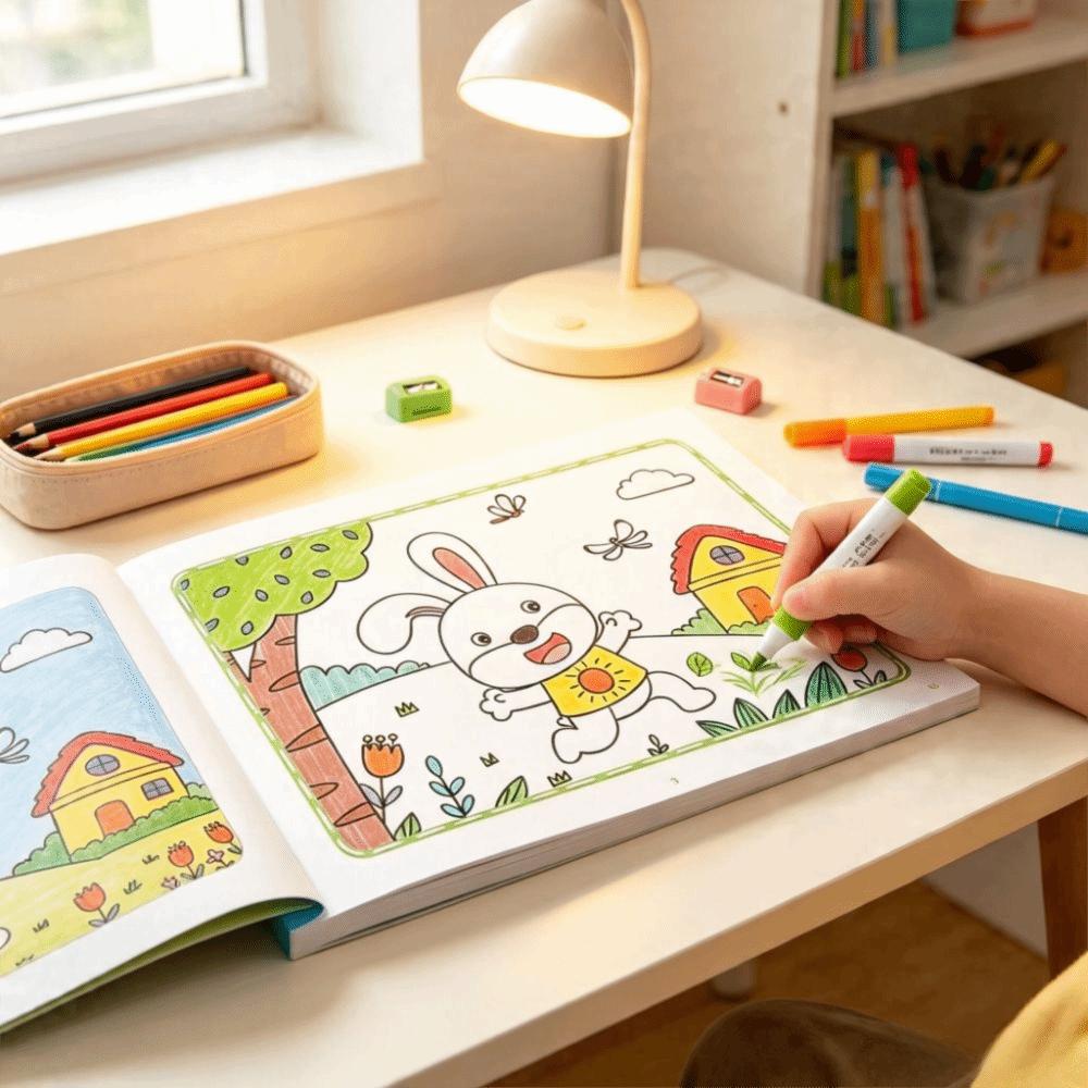 Baby Coloring Books Animals Drawing Toy Children's Drawing Book  Home Activity