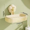 Flower Soap Holder No Punching Soap Storage Shelf  for Bathroom Kitchen Organizer
