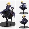 Anime Fate Stay Night Alter Saber Black Dress Action Figure Cartoon Character Model Desktop Decor Collectible Statue Toys Gift